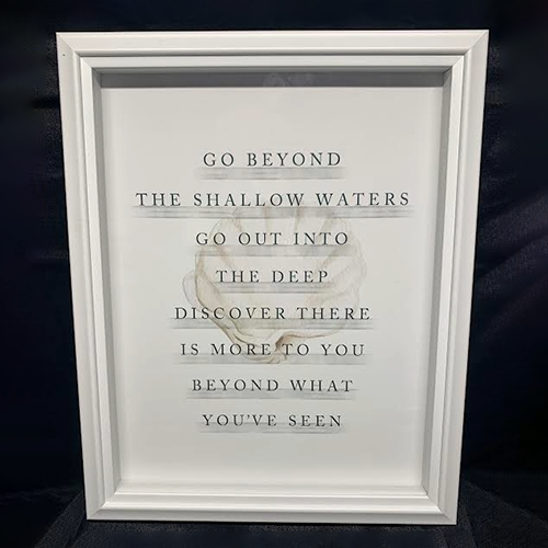 Go Beyond – Framed Inspirational Wall Art