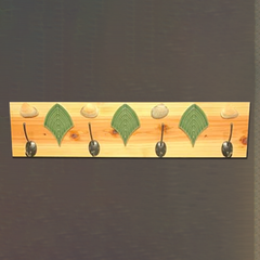 Hook Rack for Bathrooms, Hallways, or Entryways-with Handmade | Functional | Statement Storage