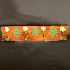 Hook Rack for Bathrooms, Hallways, or Entryways-with Handmade | Functional | Statement Storage